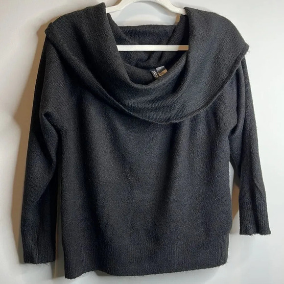 Divided Black Sweater   - Picture 2 of 6